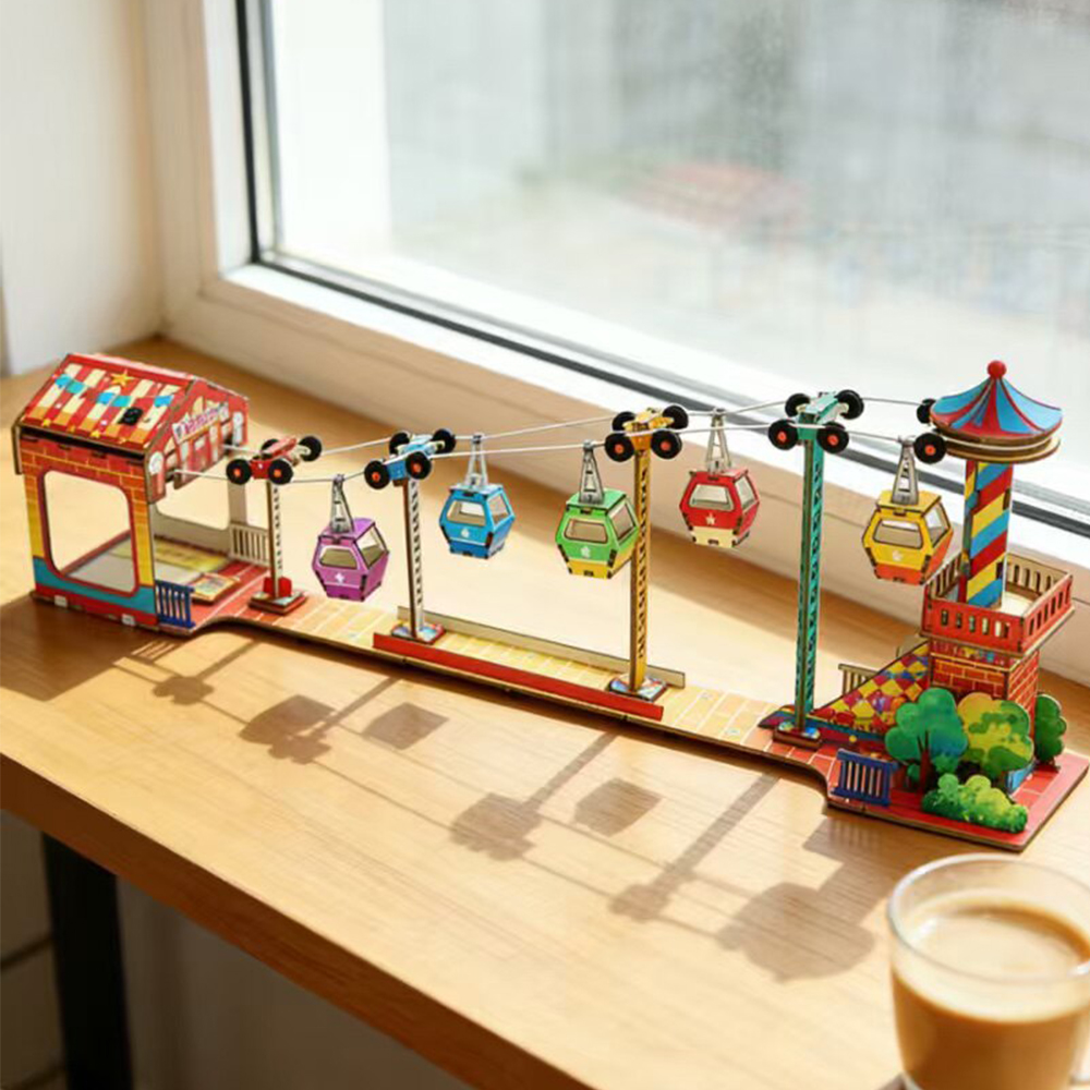 Kids Doctor Education - Modèle de téléphérique touristique, jouets scientifiques