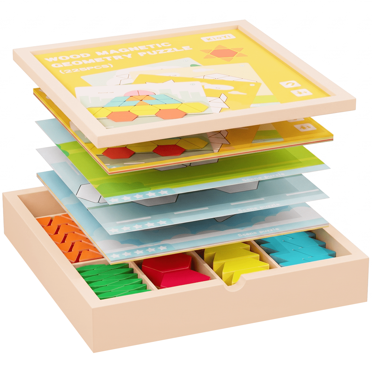 Kids Education Help - Ensemble de 225 pièces de puzzle