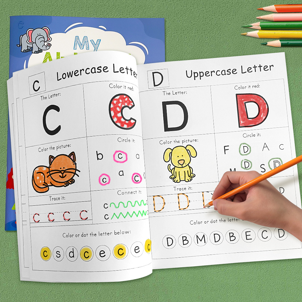 54 Pages lettres A-Z Alphabet  - Learning Workbook Preschool avis et prix