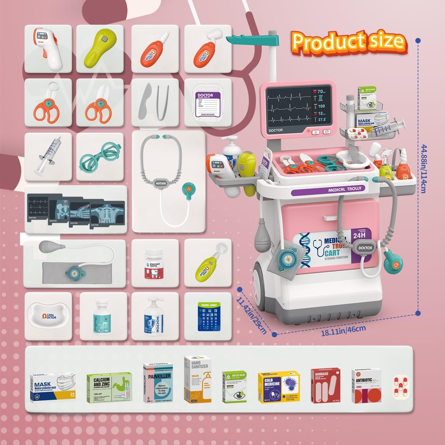 Ensemble de jeu de docteur de  - Kids Doctor Education avis et prix