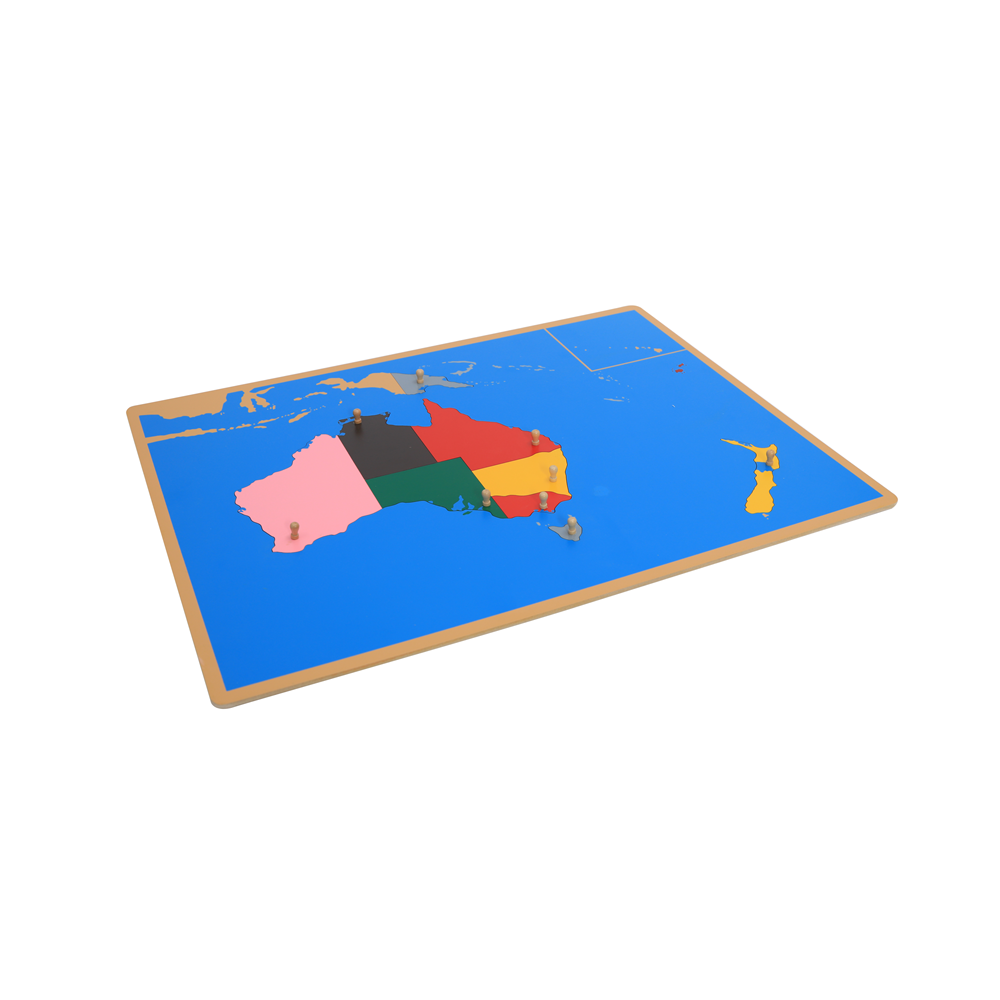 Puzzle en bois carte d'austral - Kids Education In Australia avis et prix