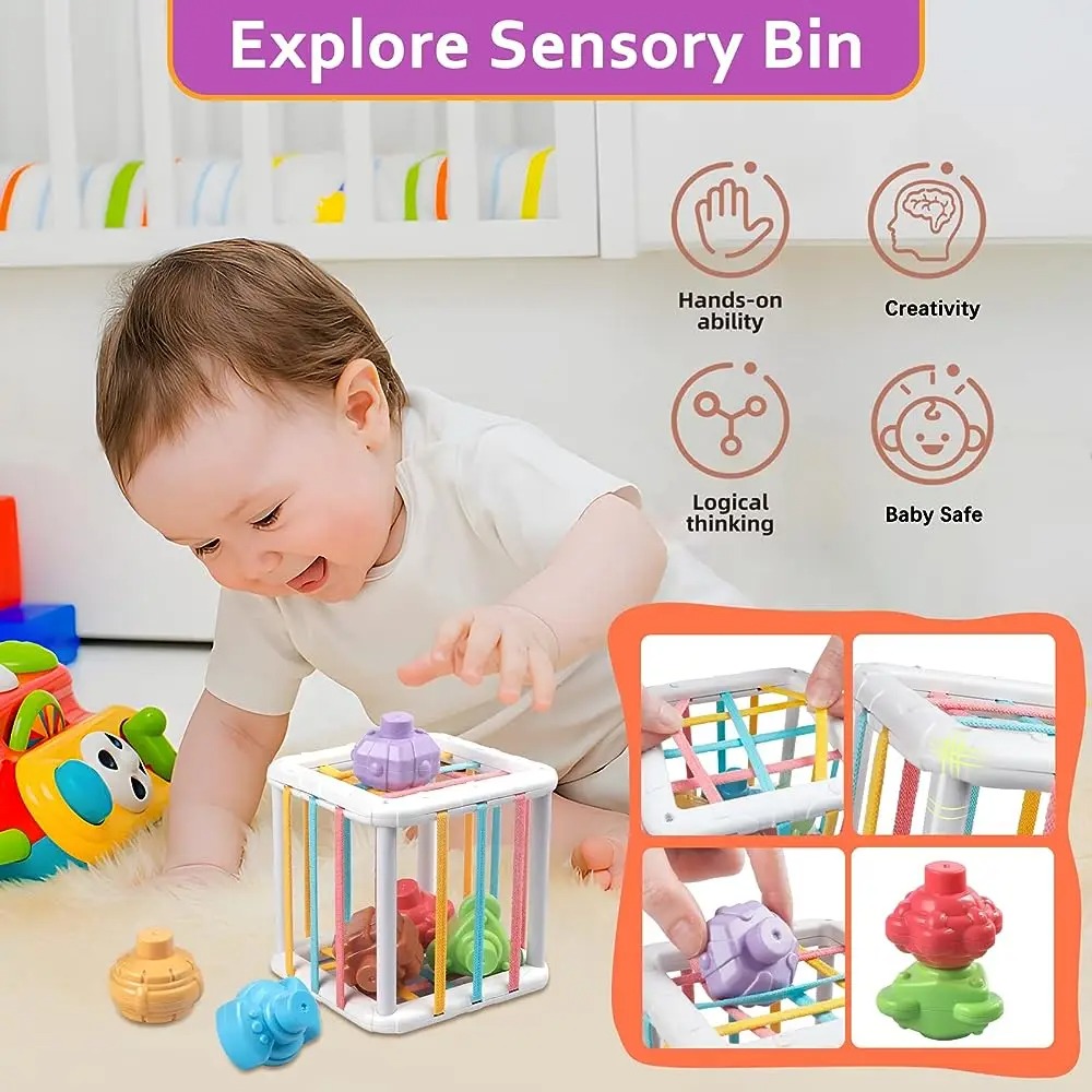 Cube de tri de formes Montesso - Kids Educational Device avis et prix