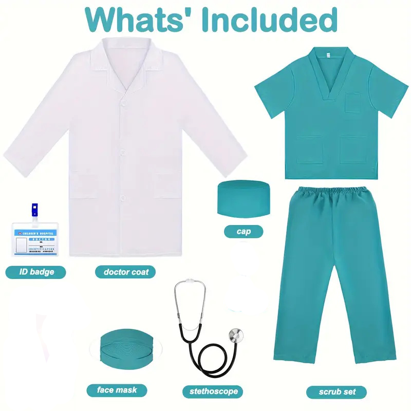 Tenue de Cosplay pour enfants, - Kids Doctor Education avis et prix